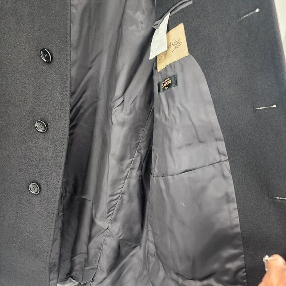 Baroni Mens 100% Cashmere Long lenght black Blazer Jacket Size 46R - Picture 4 of 9